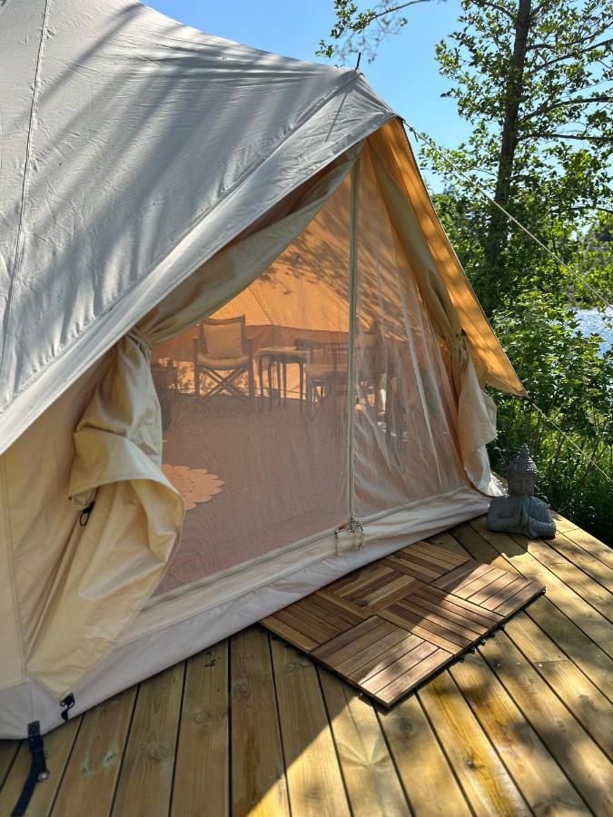 Glamping On Idyllic Lake, Paddle Boards & Rowboat Porsgrunn Esterno foto