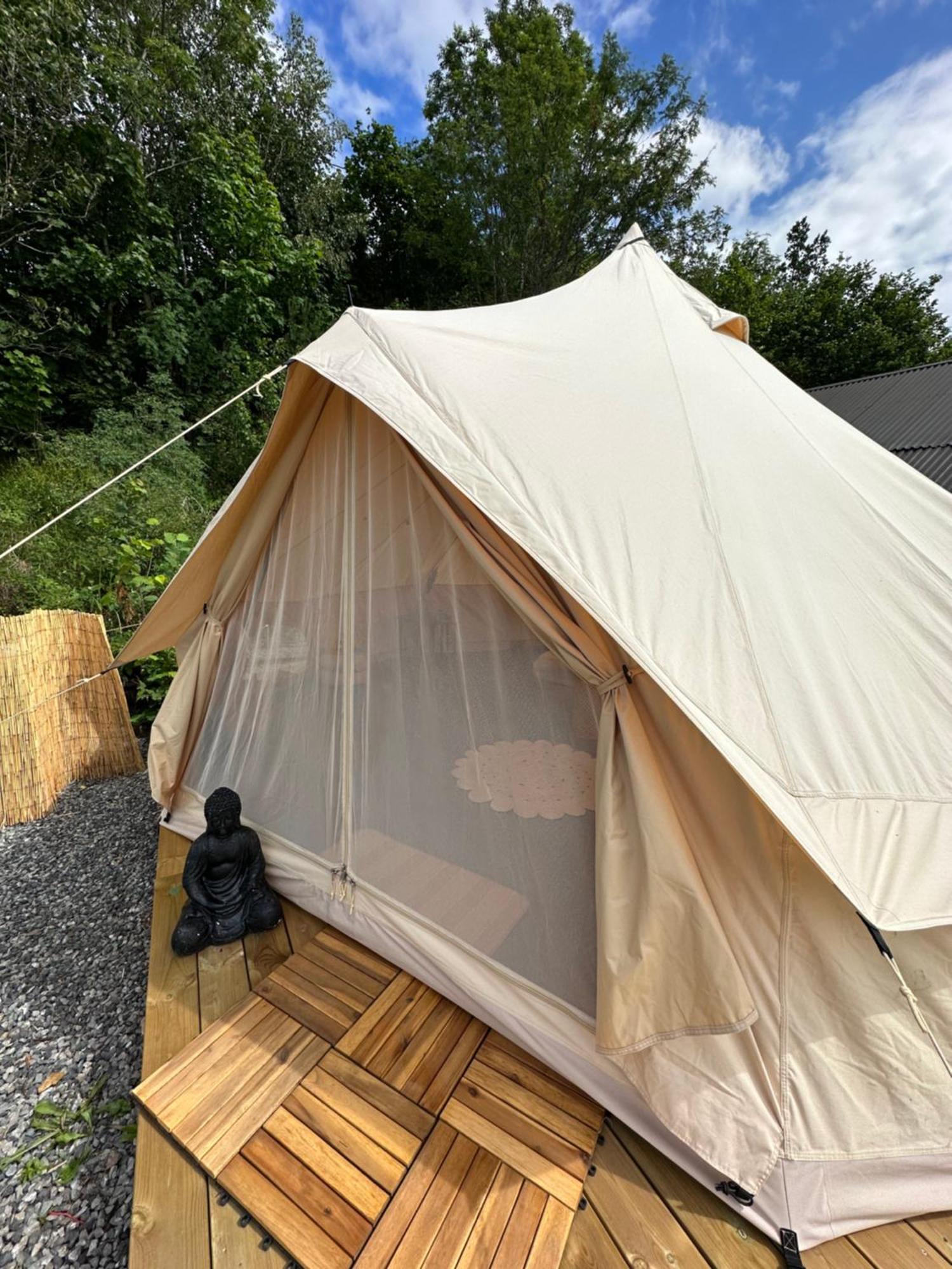 Glamping On Idyllic Lake, Paddle Boards & Rowboat Porsgrunn Esterno foto