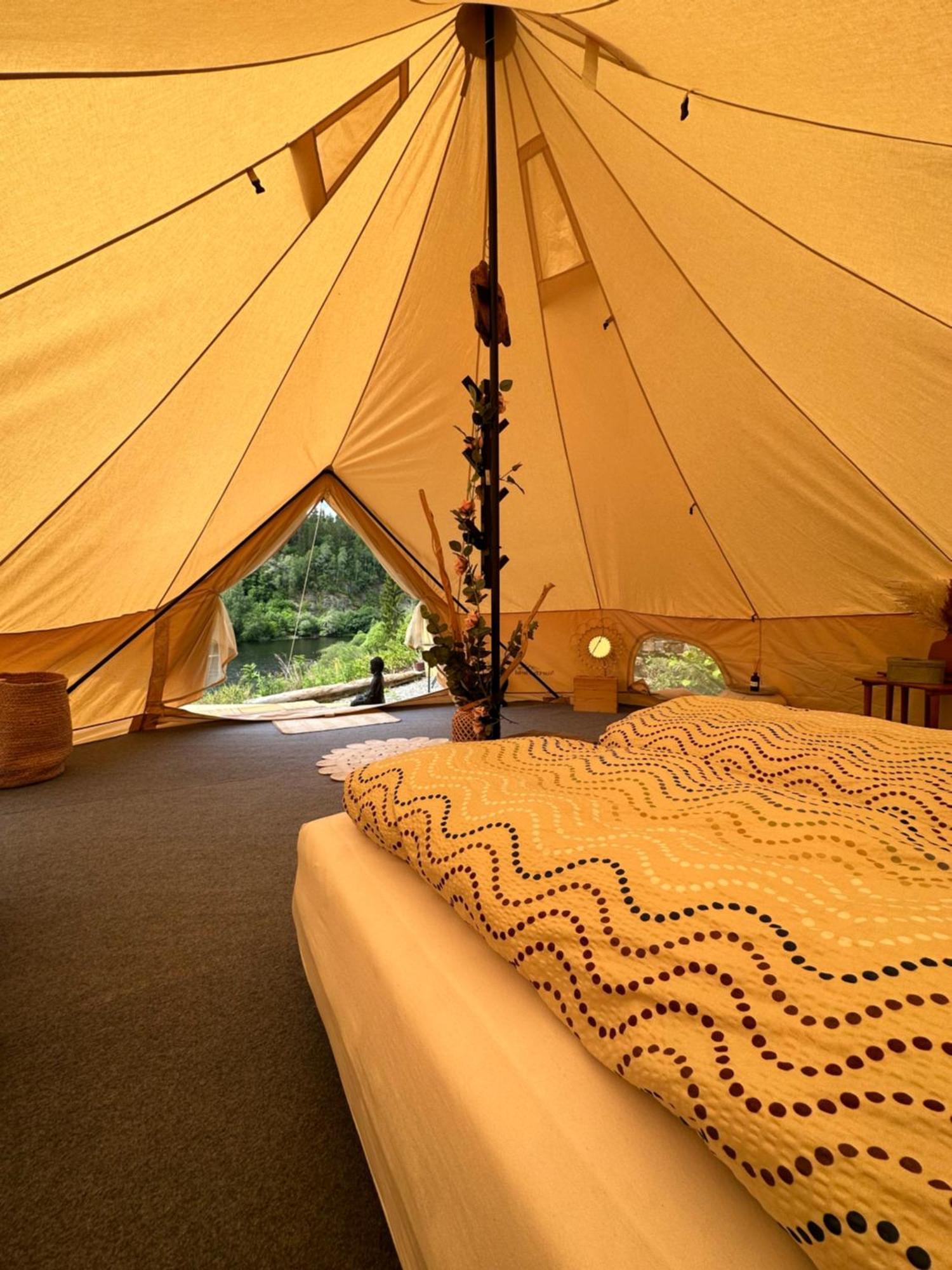 Glamping On Idyllic Lake, Paddle Boards & Rowboat Porsgrunn Esterno foto
